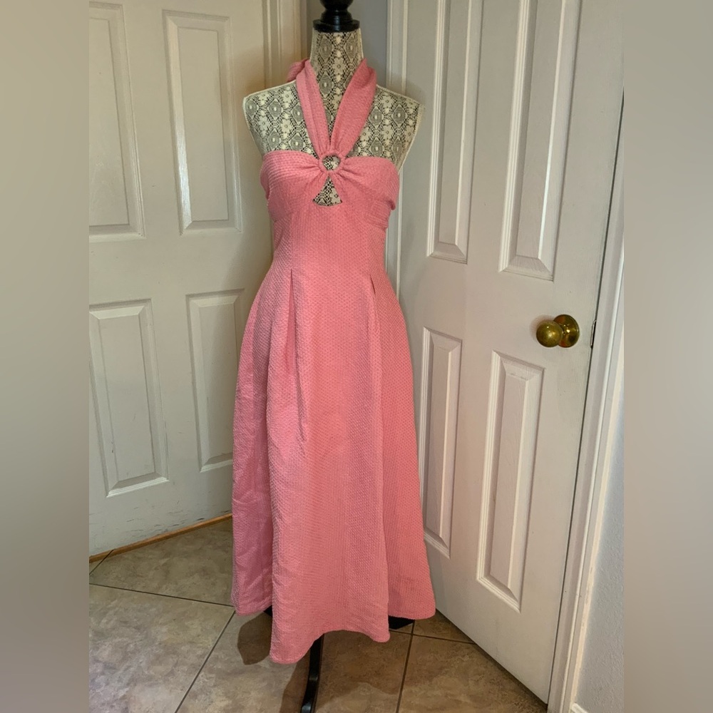 Hello MOLLY SECRET DIARIES HALTER MAXI DRESS SIZE M(6)NWT